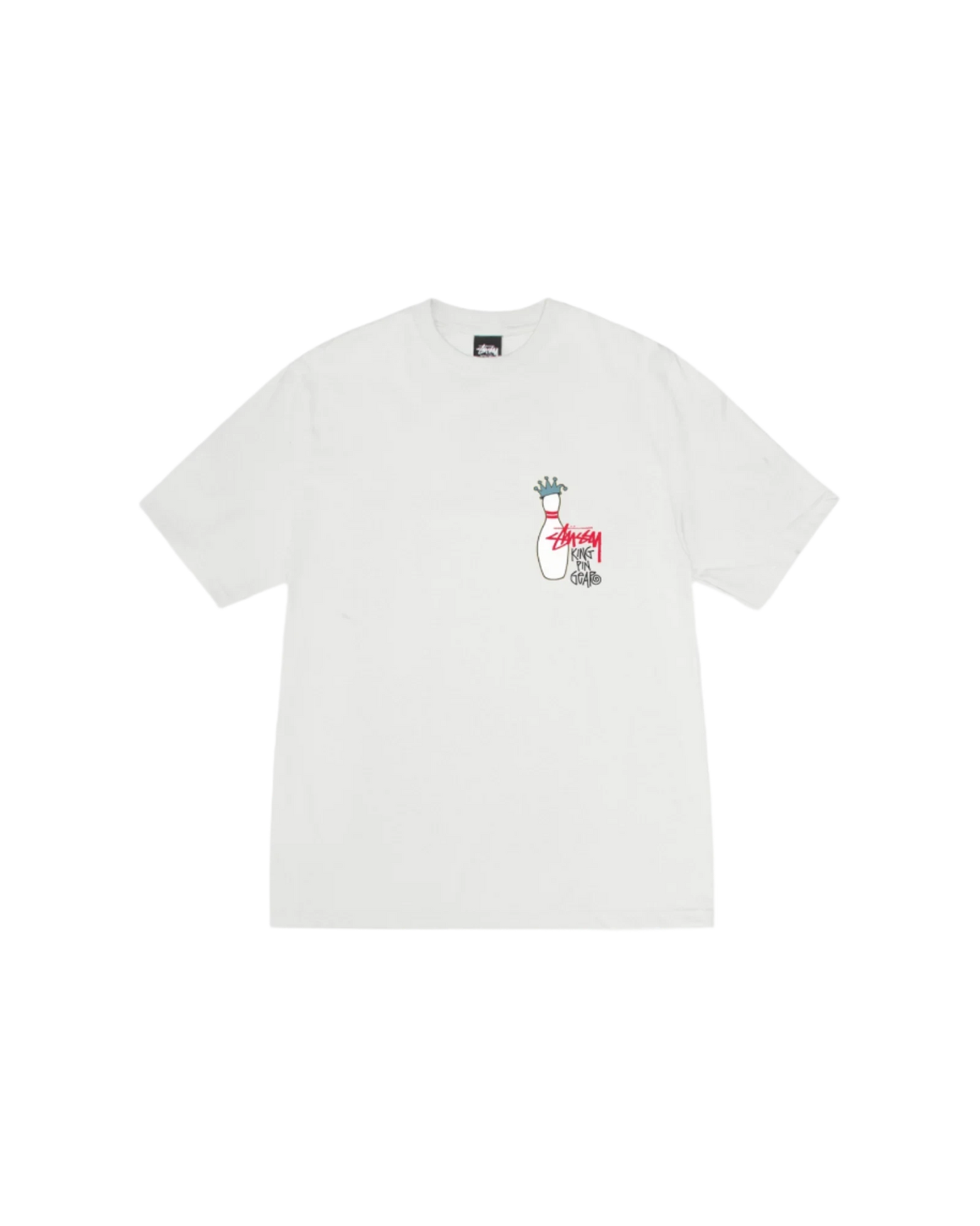 Stussy White Kingpin tee