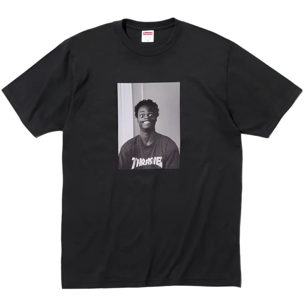 Supreme Black Thrasher tee