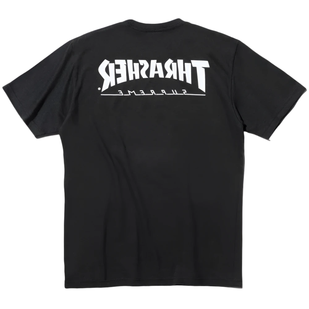 Supreme Black Thrasher tee