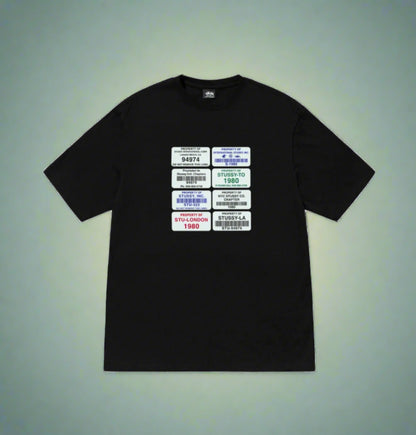 Stussy Black Codes tee
