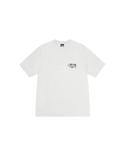 Stussy White Beat Sounds tee