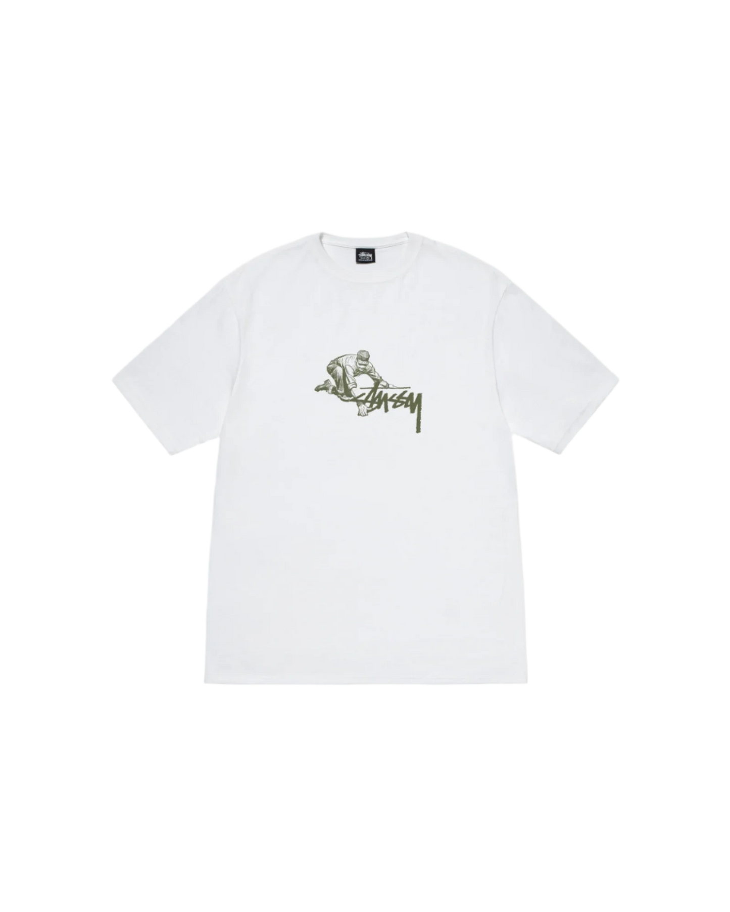 Stussy White Worker tee