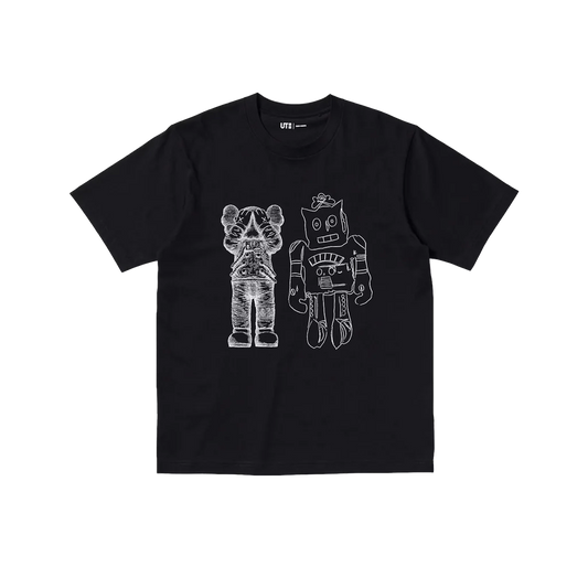 Kaws Black Robot Warhol tee