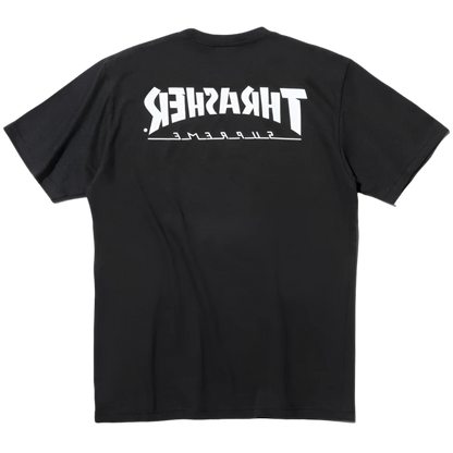 Supreme Black Thrasher tee