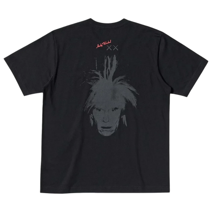 Kaws Black Andy Warhol tee