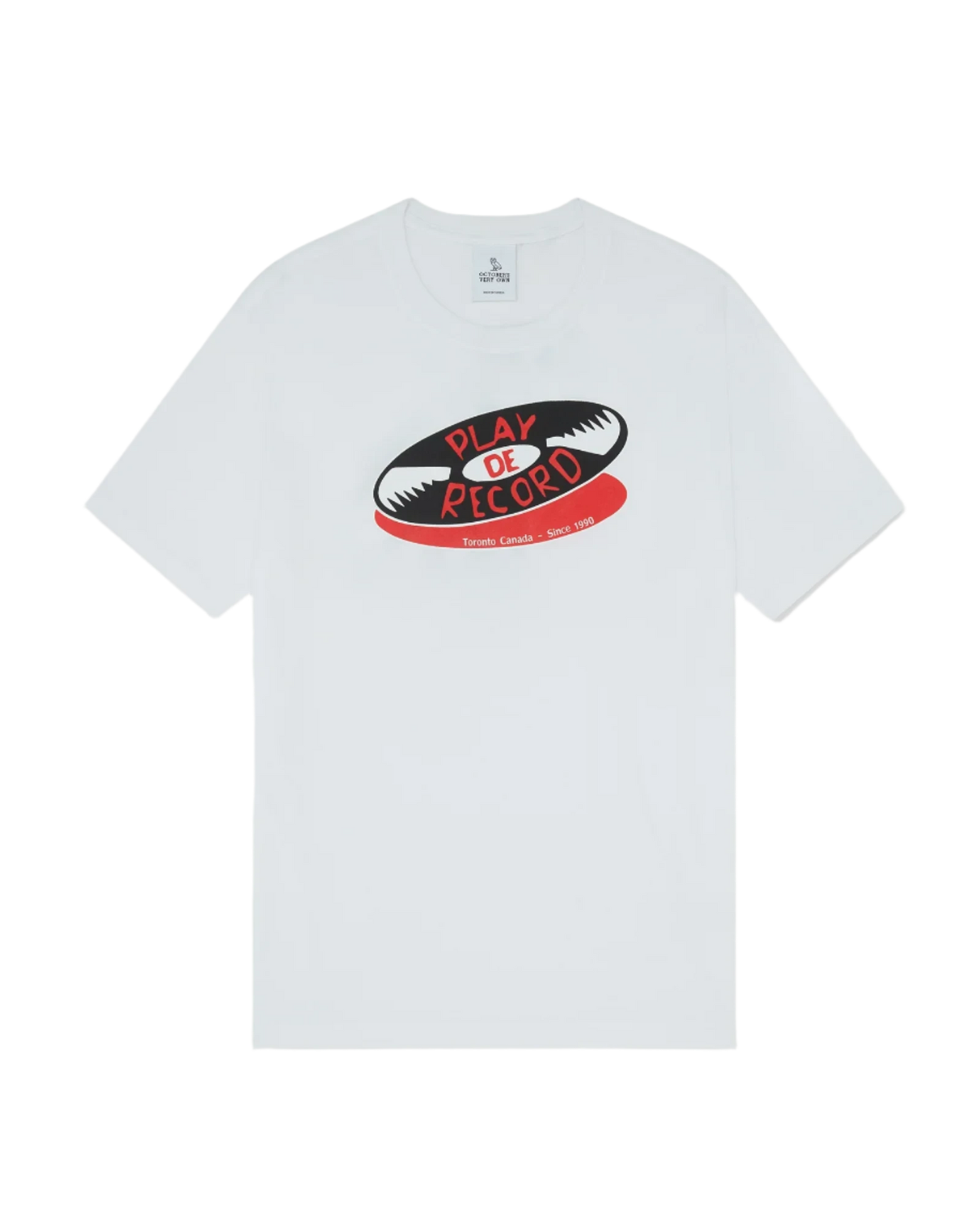 OVO White Record tee