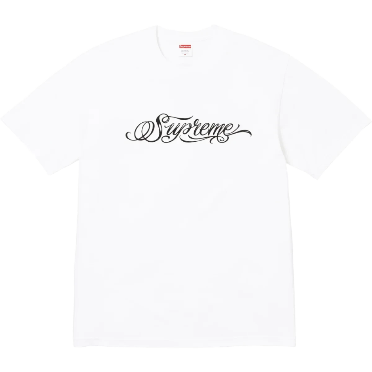 Supreme White Script tee