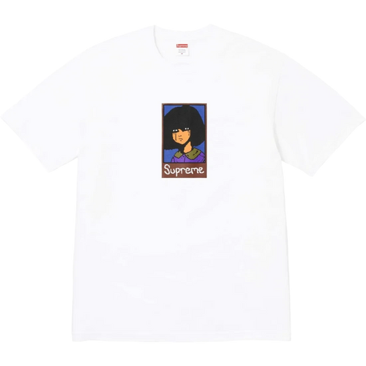 Supreme White Emo tee