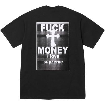Supreme Black Fuck Money tee