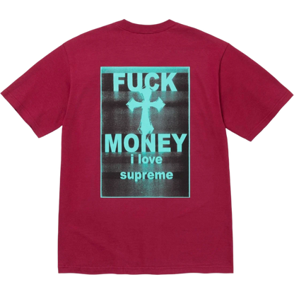 Supreme Red Fuck Money tee