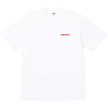 Supreme White Fuck Money tee