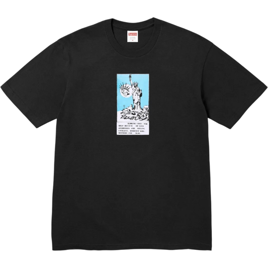 Supreme Black Liberty tee