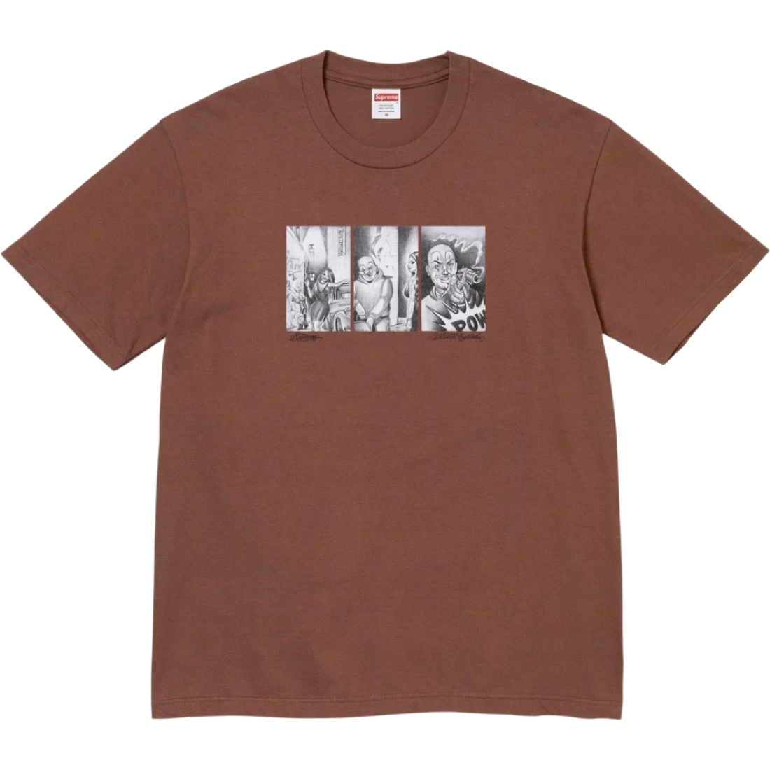 Supreme Brown Mister Cartoon tee