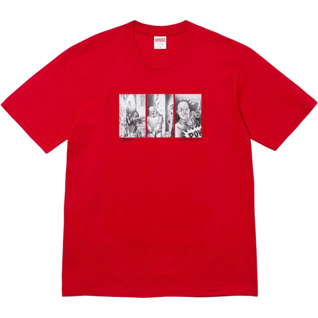 Supreme Red Mister Cartoon tee