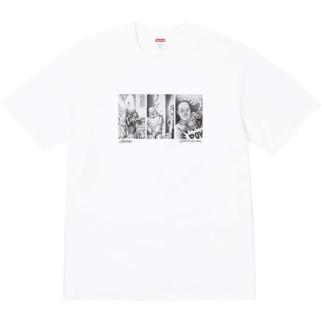 Supreme White Mister Cartoon tee