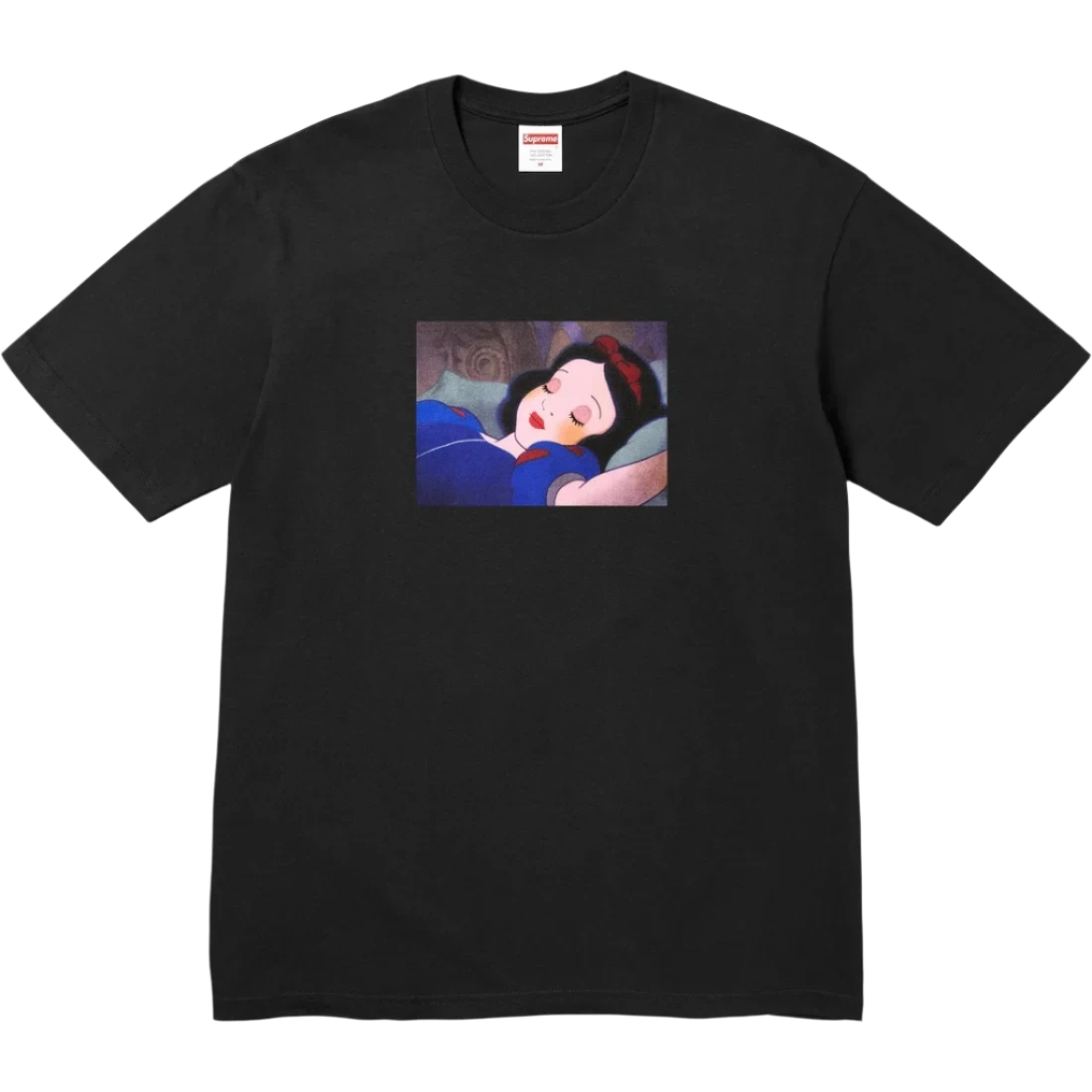 Supreme Black Snow White tee