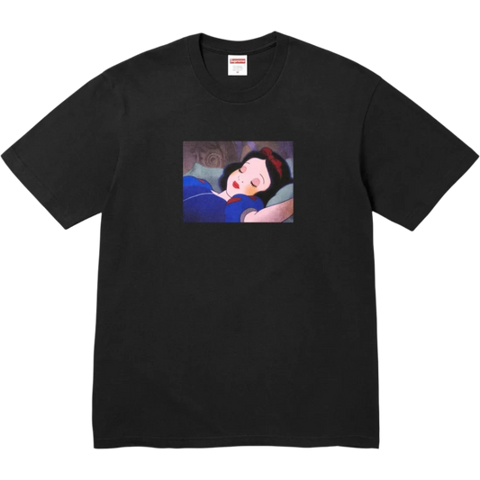 Supreme Black Snow White tee