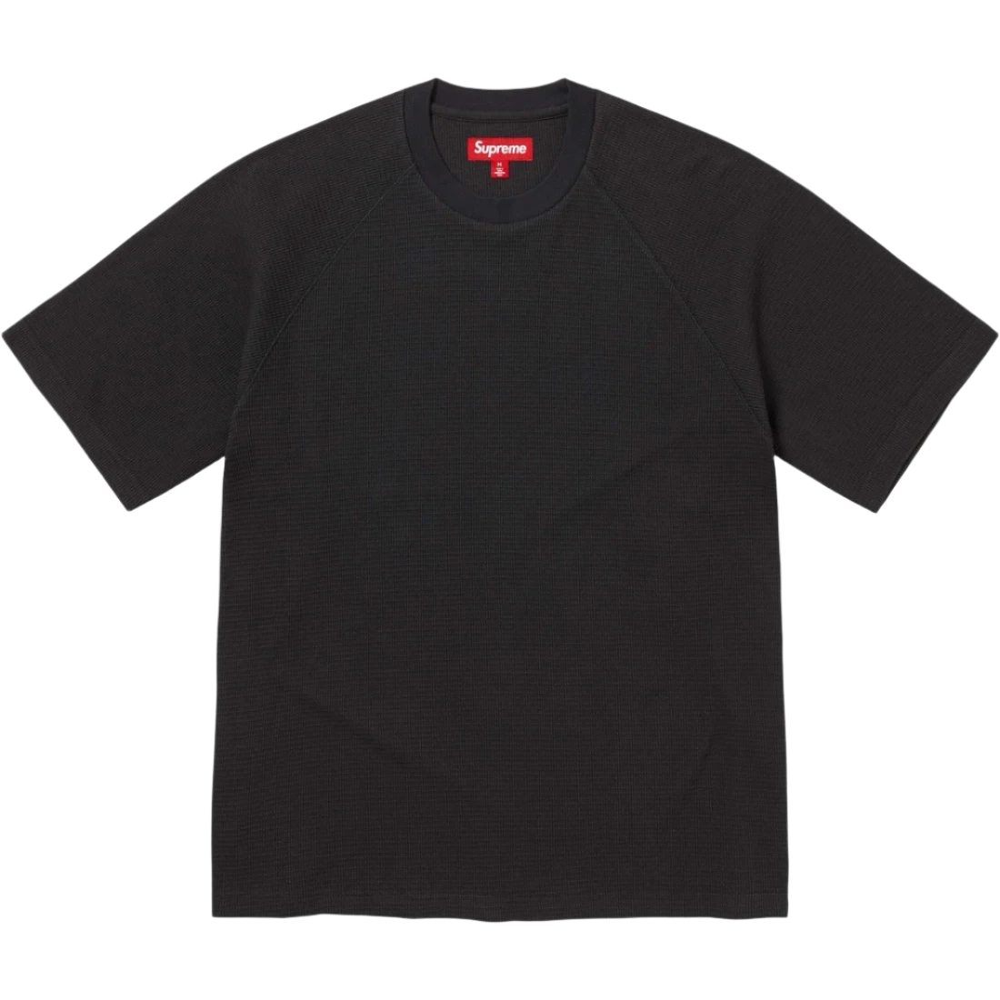 Supreme Black Stencil Thermal tee