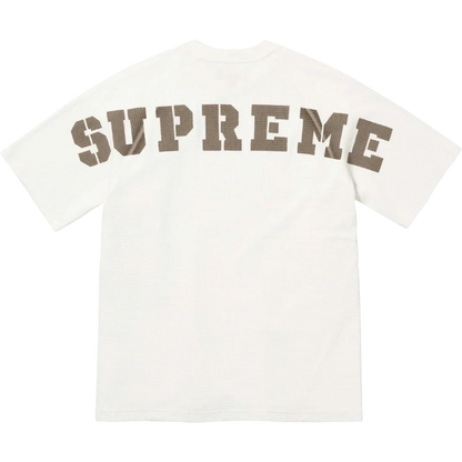 Supreme White Stencil Thermal tee