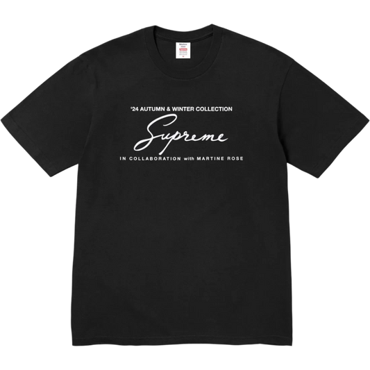 Supreme Black Martin Rose tee