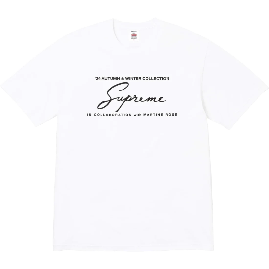 Supreme White Martin Rose tee