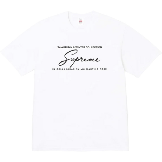 Supreme White Martin Rose tee