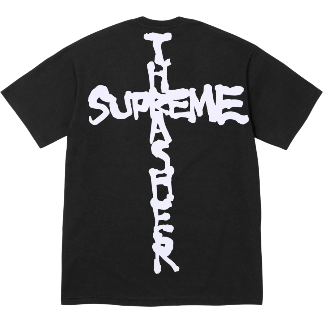 Supreme Black Thrasher cross tee