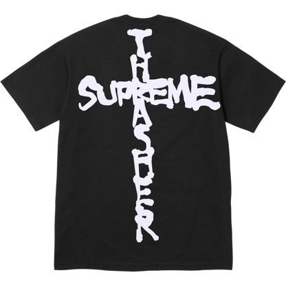 Supreme Black Thrasher cross tee