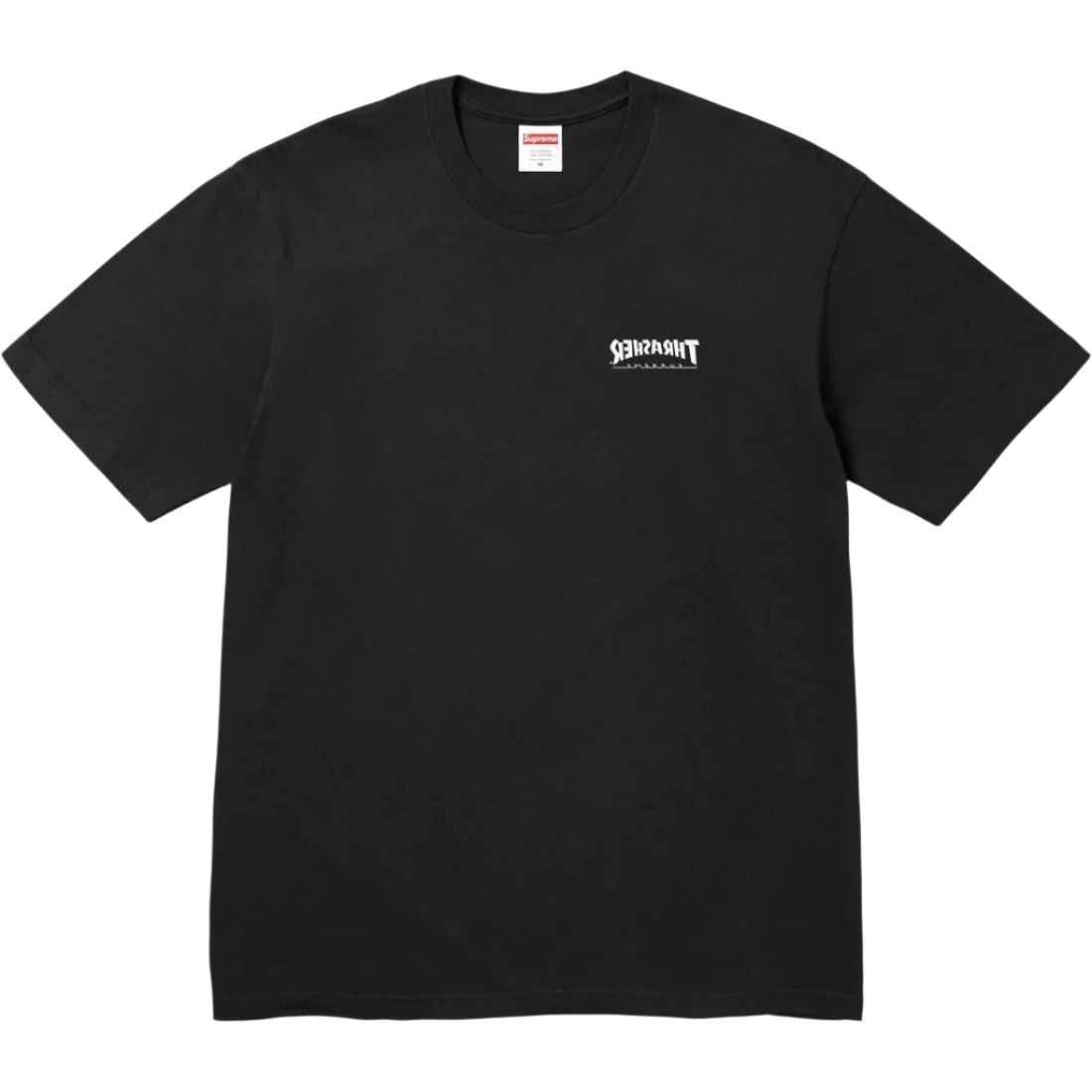 Supreme Black Thrasher cross tee