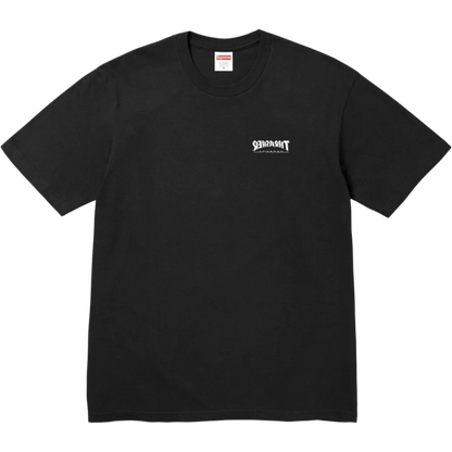 Supreme Black Thrasher cross tee