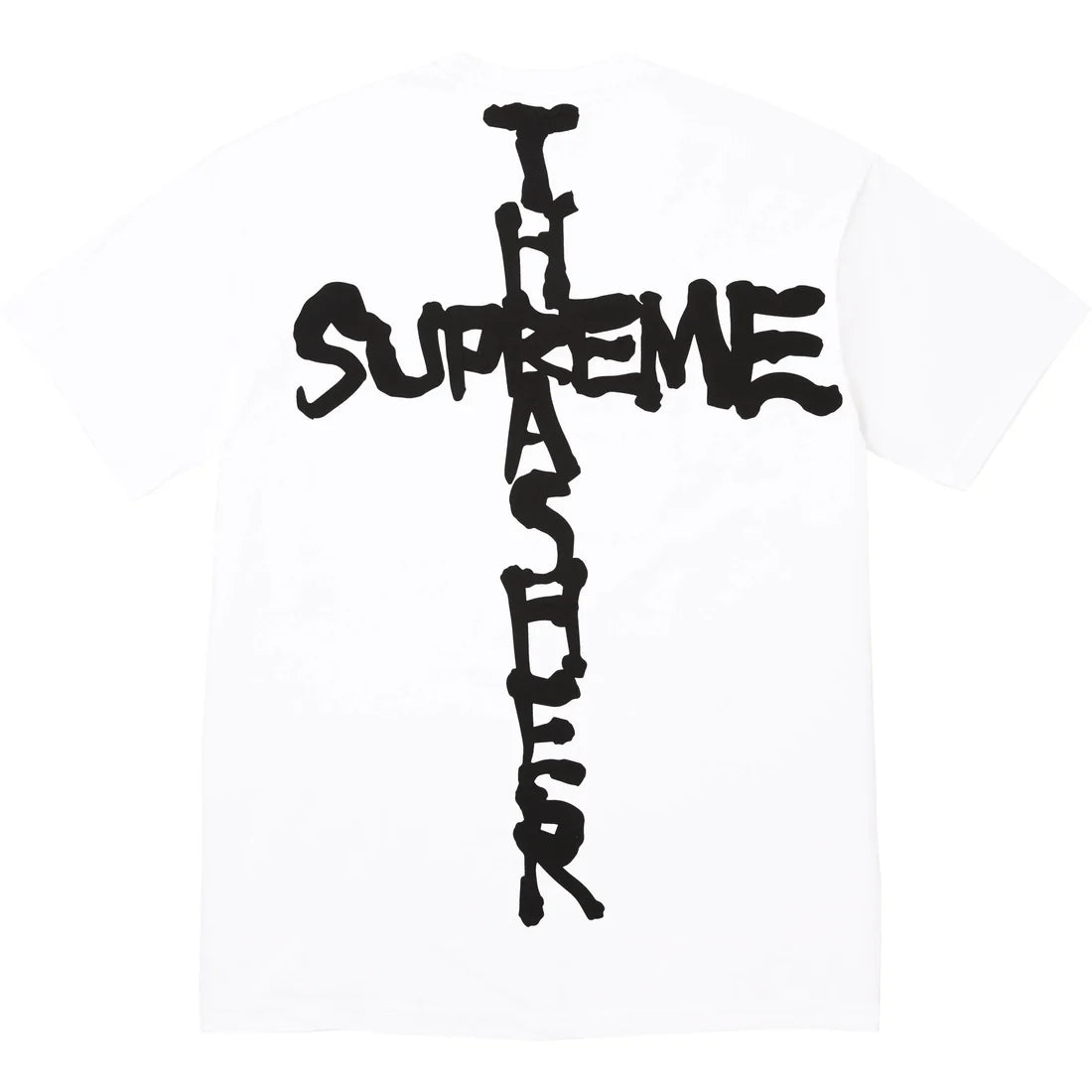 Supreme White Thrasher cross tee