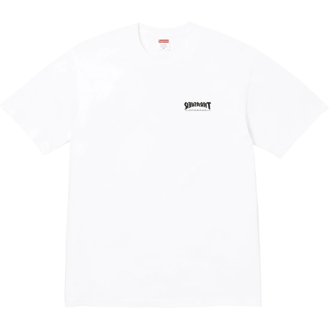 Supreme White Thrasher cross tee